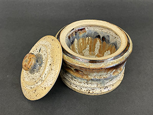 Image of Nik Wasser's ceramic, Lidded Jar.